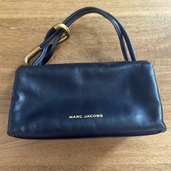 MARC JACOBS The Mini Dual Bag Black/Gold - Picture 11 of 13